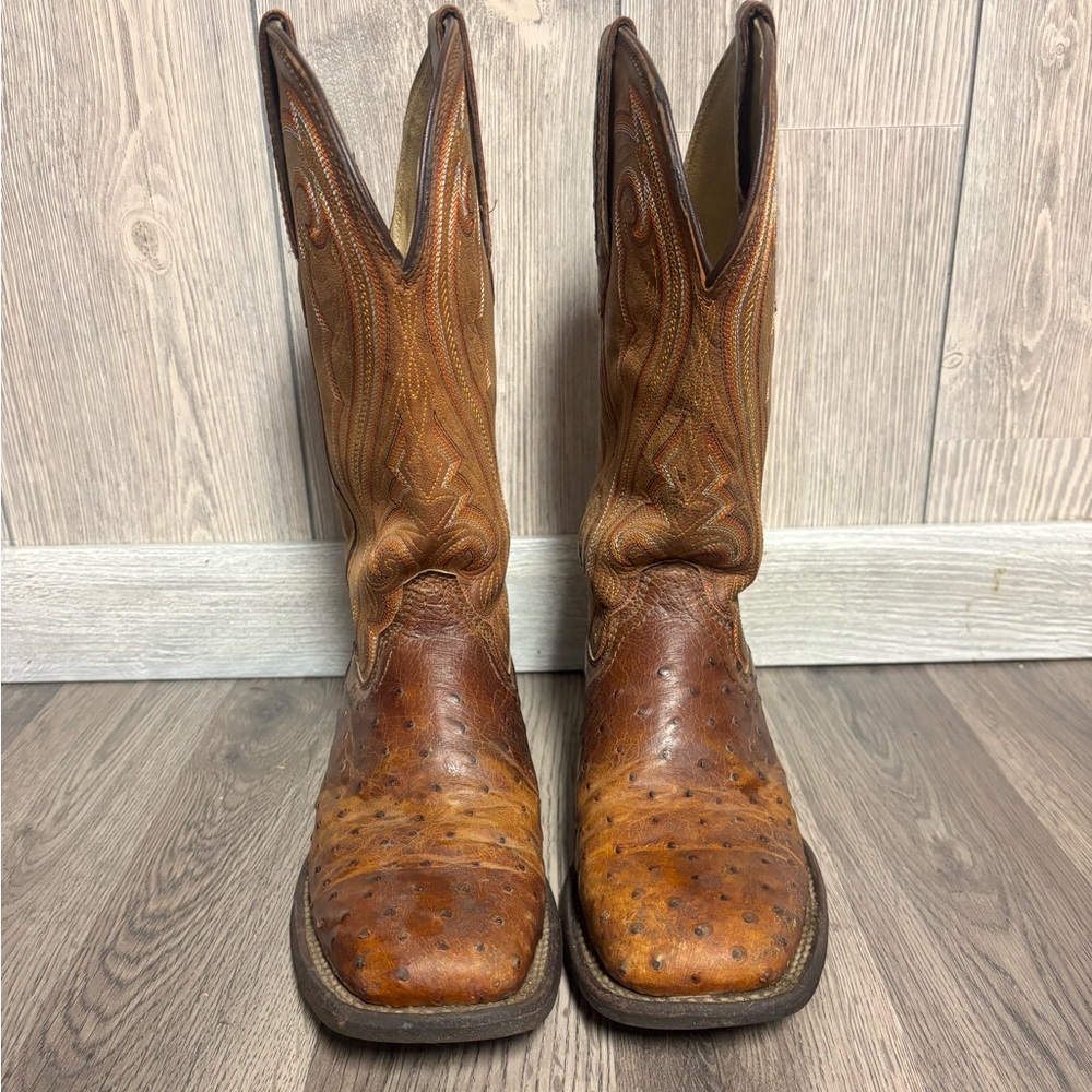 Brown Leather Western Boots - Picture 3 of 7